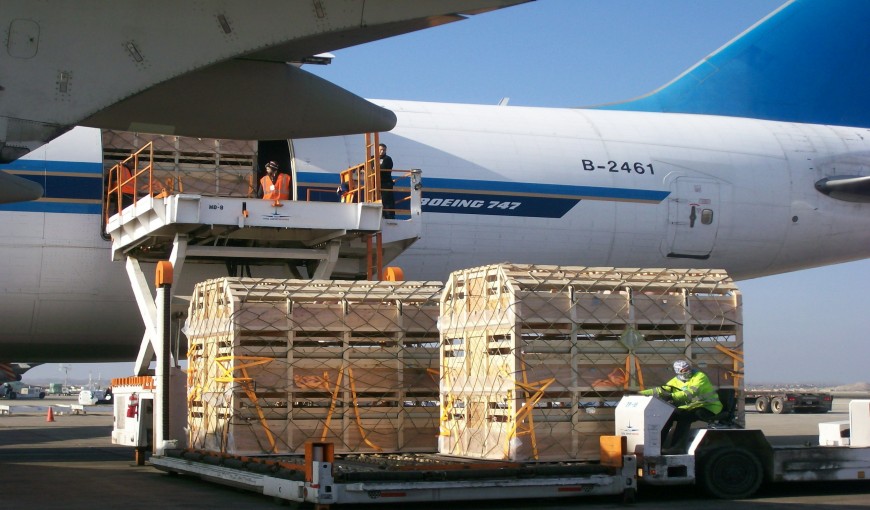 国营中建农场到澳门空运公司